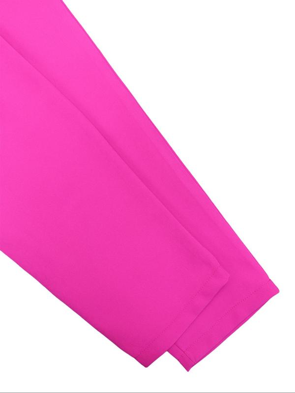 Women's Solid Double Button Shawl Collar Blazer & Pants Two-piece Set, Elegant Fashion Casual Outfits for Work Office Business, Ladies Spring & Fall Clothes